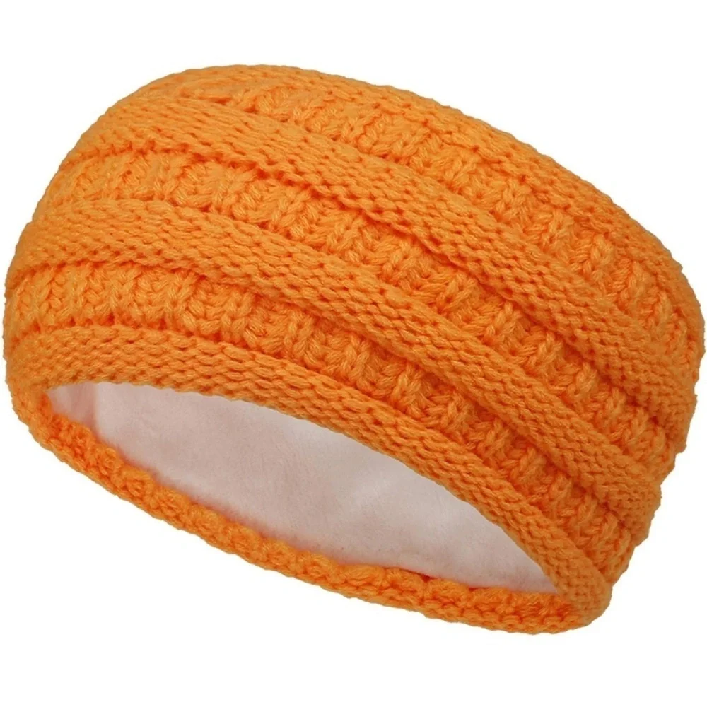 NWOT Bright orange knitted headwrap
